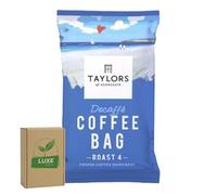 Decaf Bags - Individually Wrapped Single Serve Coffee Sachets - Fresh Ground Coffee, Perfect for Home, Office & Travel - 10 Bags - Compatible For Taylors of Harrogate By Luxe Bitez