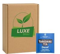 Decaf Envelope Sachet Tea Bags - 400 Individually Wrapped Bags - Premium Black Tea - Great Taste, Catering & Office Use - Compatible For Yorkshire By Luxe Bitez