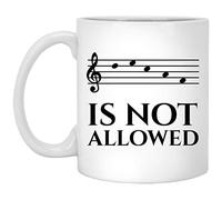 Decaf Is Not Allowed Mug Funny Coffee Mug 11 Oz