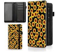 Decahouy Checkbook Cover for Men & Women, PU Leather Checkbook Covers for Personal Checkbook, RFID Blocking Checkbook Holder Wallet with Elastic Strap Holds Duplicate Checks, Yello & Orange