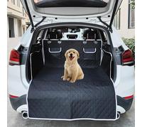 DECAIK SUV Dog Boot Liner for Cupra Tavascan 2024-2026, Waterproof Car Trunk Mat with Side Flaps, Non-Slip & Scratch-Resistant Boot Protector for Pet, Easy to Clean,B Black+White