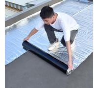 DECAKE 0.2 0.5 1 m Wide, Self-Adhesive Sheds Roofing Felt, Asphalt Roof Shingles Repair Tape, Protector Underlayment Roll, Flashing Tape for Roofs, Waterproofing Cladding(50x900cm/1.64x29