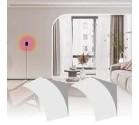 DECAKE 2 Pcs Rounded Doorway Arch Kit,Rounded Universal Kit White,Door Openings Trim Molding,Smooth And Flat Surface,Suitable For Living Rooms,Bedrooms