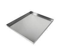 DECAKE 304 Stainless Steel Air Conditioner 5 cm Height Condensate Tray for Floor Protection Washer Automatic Oil No Drain Port(40x80cm(16x32in))