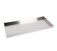 DECAKE 304 Stainless Steel Water Tray, Square Universal, Rust-Proof, Suitable for Collecting Water, Oil, AC Condenser(50x35cm/20x14in)