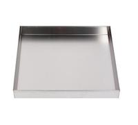 DECAKE 304 Stainless Steel Water Tray, Square Universal, Rust-Proof, Suitable for Collecting Water, Oil, AC Condenser(40x40cm/16x16in)