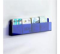 DECAKE Acrylic Floating Bookshelves Wall Mounted Bookshelf, Clear Invisible Book Display Stroage Stand for Office Kids Bedroom Hanging Magazine Organizer Rack