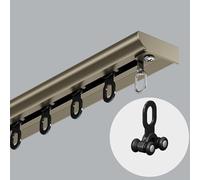 DECAKE Ceiling Curtain Track,Ceiling Track For Curtains,Ceiling Set,Wall Mounted Heavy-Duty Curtains Rails,Flexible and Durable Design for Effortless Gliding