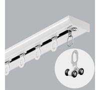 DECAKE Ceiling Curtain Track,Ceiling Track For Curtains,Ceiling Set,Wall Mounted Heavy-Duty Curtains Rails,Flexible and Durable Design for Effortless Gliding
