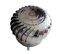 DECAKE Chimney Cowl Cap, Spherical 304 Stainless Steel Exhaust Pipe Thickened Air Outlet Rainproof Rotating Spinner Rainproofsuitable (800MM)