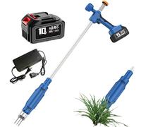 DECAKE Electric Weed Puller with 3-Claw Design and Long Handle, 21V 3000mAh Battery Powered, for Efficient Removal of Dandelions Weeds in Lawn, Garden, Yard