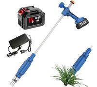 DECAKE Electric Weed Puller with 3-Claw Design and Long Handle, 21V 3000mAh Battery Powered, for Efficient Removal of Dandelions Weeds in Lawn, Garden, Yard