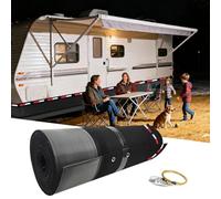 DECAKE Insulated RV Skirting for Winter, Red Hight 2.6FT/80CM Easy Installation Camper Kits Travel Trailer 5th Wheel Mobile Home Exterior, Wind and Snow Proof Rv Skirts, 49ft/15m Length