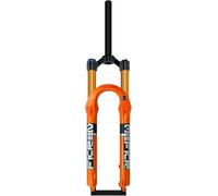 DECAKE Mountain Bike Air Suspension Fork 26/27.5/29inch 1-1/8" Straight/tapered Fork Travel 120mm Disc Brake Front Fork Rebound Damping 9 * 100mm QR Manual/Remote(Straight-manual,ORANGE_2