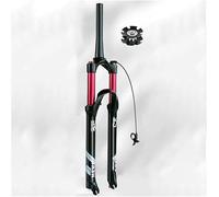 DECAKE MTB Air Suspension Fork Fit For 26 27.5 29 Inch XC AM Mountain Bike Front Forks Ultralight 140mm Travel QR 9mm Tapered Steerer 1-1/2'' Rebound Adjust