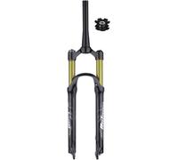 DECAKE MTB Bicycle Air Front Fork 1 1/8 Tapered Tube Mountain Bike Suspension Forks 26 27.5 29 Inch Travel 120mm QR Axle 9mm 100mm Manual Remote Lockout XC
