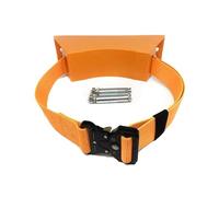 DECAKE Oxygen Cylinder Rack Oxygen Cylinder Wall Mounted Bracket, Propane Tank Holder with Expansion Screw, ABS Plastic Oxygen Tank Storage Rack, for Rv Water Softener(Orange)