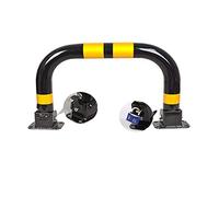 DECAKE Stainless Steel Bollard - Premium Quality Parking Barrier Post with Detachable Locking Pile for Security Driveway Parking - Sturdy & Durable Heavy Duty Construction