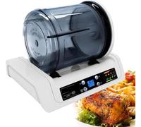 DECAKE Tumbler-Marinator,Electric Commercial Vacuum Tumbler Marinating Machine,Electric Meat Marinator,15 Minute Tumbler,5L Pickling Barrel