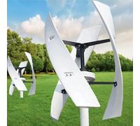DECAKE Wind Turbine Generator Kit, 20000W Vertical Axis Wind Turbine Generator, Generator with Controller on Grid Inverter Vertical Axis Wind Turbine for Home(48V)