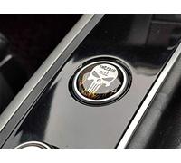 decal arts 3D Gel Silicone START STOP ENGINE button Badge UNLEASH HELL Start Stop Button Overlay Sticker Emblem Self-adhesive Emblem Sticker Vehicle Auto Tuning Emblem