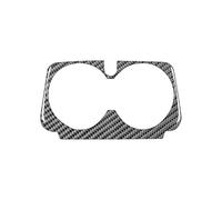 Decal Compatible with Benz for W205 X253 2015 2016 2017 2018 2019 2020 2021 2022 Carbon Fiber Center Console Cup Holder Trim Frame Sticker Accessories