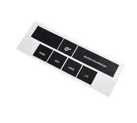 Decal Compatible with Chrysler for Jeep 2005 2006 2007 2008 2009 Button Stickers Interior Replacement Parts Central Control Button Repair Sticker