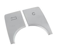 Decal Compatible with CLA C117 2013 2014 2015 2016 2017 2018 Car Multimedia Button Trim Cover Inner Center Console Radio Control Button Cover Accessory