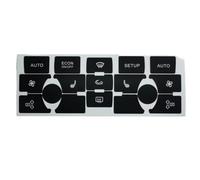 Decal Compatible with Q7 4L 2003 2004 2005 2006 2007 2008 2009 2010 2011 2012 2013 2014 CD Radio Audio Button Repair Sticker Broken Down Console Keys