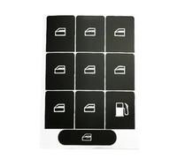 Decal Compatible With VW For Golf MK5 For Passat B6 Car Door Window Lift Button Stickers Switch Interior Decoration Car Button Sticker Car Styling Access