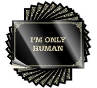 Decal, I'm Only Human Vinyl Decor Nurse Week