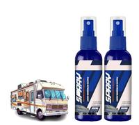 Decal Restore Agent,Decal Restorer and Protectant,Long-Lasting Plastic Parts Refurbish Agent,Easily Restore Faded Decals on Rv, Prevents Cracking, Faded and Drying (100ML,2PC)