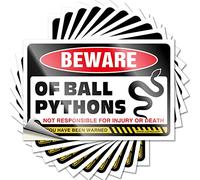 Decal Retro Room Decor Custom Stickers, Tumbler Waterproof Beware of Snake for Hydro Flask | Spring Vinyl Decals for Paw Holiday Gift(12X18CM)
