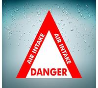 Decal Sticker Car Plane Aviation Airport Air Intake Danger