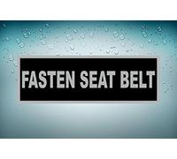 Decal Sticker Car Plane Aviation Airport Fasten Seat Belt