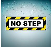 Decal Sticker Car Plane Aviation Airport No Step
