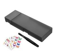 Decal Transfer Case - Wet Decal Storage Container, Moisture-Retaining Miniature Palette, Model Painting Tool Sponge Tweezer Set, Hobby Model Kit Accessory | Water Slide Decal-Caddey For Modeling Use