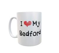 Decalarama Bedford Mug Gift - I Love Heart My Bedford - Novelty Cute Van Truck Owner Driver Ceramic Cup