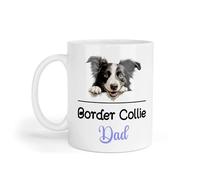 Decalarama Border Collie Dad Mug Gift Nice Funny Cute Novelty Pet Dog Owner Cup