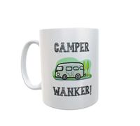 Decalarama Camper Mug Gift - Camper W*nker - Novelty Cute Rude Funny Campervan Holiday Travel Vacation Cup Present