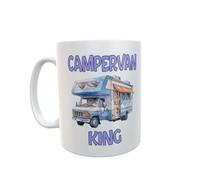 Decalarama Campervan King Mug Gift Nice Novelty Cute Funny Joke Holiday Travel Vacation Cup Present