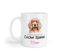 Decalarama Cocker Spaniel Mum Mug Gift Nice Funny Cute Novelty Pet Dog Owner Cup Birthday Christmas Mother's Day Present