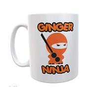 Decalarama Ginger Mug Gift - Ginger Ninja - Funny Novelty Cute Redhead Present