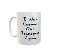 Decalarama Jackapoo Mug Gift - I was Normal One Jackapoo Ago - Nice Cute Novelty Funny Dog Owner Ceramic Cup Present