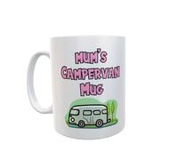 Decalarama Mum Mug Gift - Mum's Campervan Mug - Nice Novelty Funny Mother Mummy Holiday Travel Vacation Cup