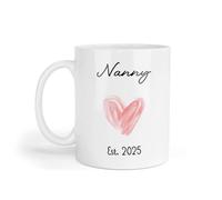 Decalarama Personalised Nanny Mug Gift Est. Date Custom Nice Cute Fun Novelty Cup Present