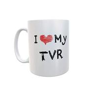 Decalarama TVR Mug Gift - I Love Heart My - Novelty Cute Sports Car Owner Driver Ceramic Cup