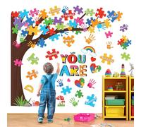 decalmile Reading Corner Tree Wall Stickers Inspirational Motivational Quotes Wall Decals Kids Playroom School Library Classroom Wall Decor