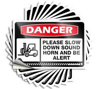 Decals Boys Drinking Half Hard Danger Please Slow Down Sound Horn & Be Alert - Scratch Resistant Stickers(12X18CM)