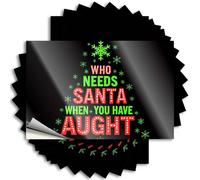 Decals Cover Funny Who Needs Santa When You Have Aught. for Beer - Balcony Decor Easy Peel Removable(12X18CM)